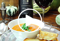 Cab Franc + Tomato Soup