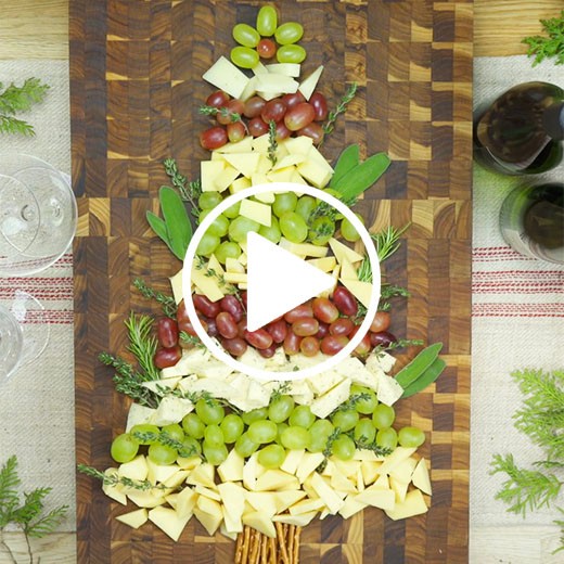 Christmas Tree Cheese Board