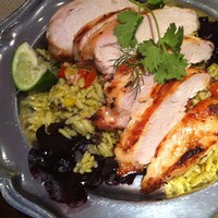 Black Bean Orzo Pasta Salad with Tequila Lime Chicken or Shrimp